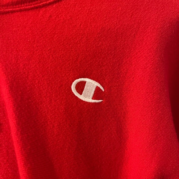 red size small women’s champion hoodie - Picture 2 of 3
